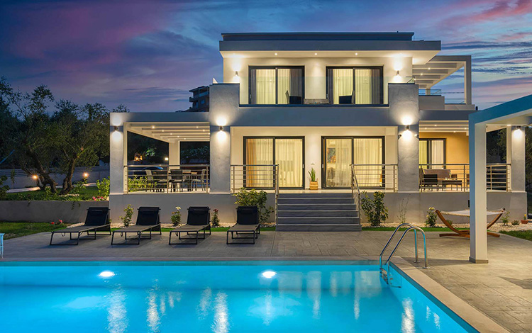 tsilivi accommodation villa private pool